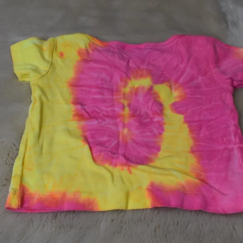 Baby Tie Dyed T-Shirt- Montauk Size 12 Months